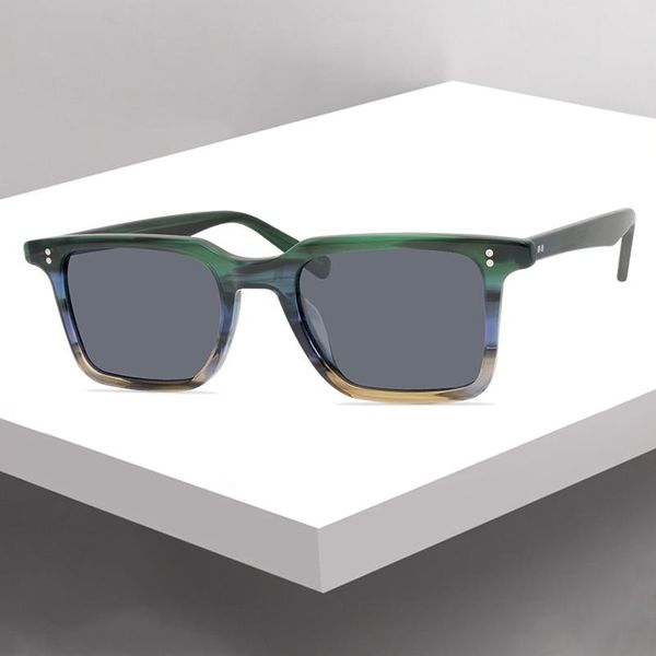 sunglasses acetate polarized retro square uv400 sun glasses with black/green lenses brand design vintage sunglass, White;black
sunglasses acetate polarized retro square uv400 sun glasses with black/green lenses brand design vintage sunglass, White;black