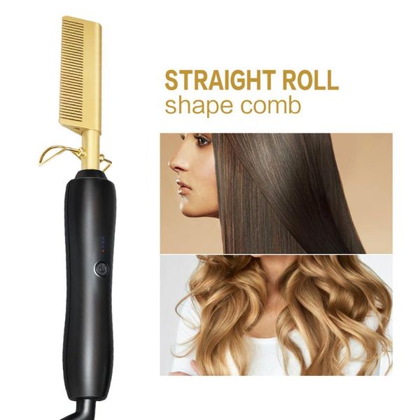 hair brushes straightener heating comb smooth iron straightening brush corrugation curling curler multi-function use, Silver
hair brushes straightener heating comb smooth iron straightening brush corrugation curling curler multi-function use, Silver