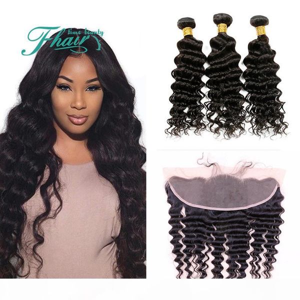 brazilian deep wave hair with frontal closure,3 bundles with 13x4 lace frontal closure part middle part three part dhl, Black
brazilian deep wave hair with frontal closure,3 bundles with 13x4 lace frontal closure part middle part three part dhl, Black