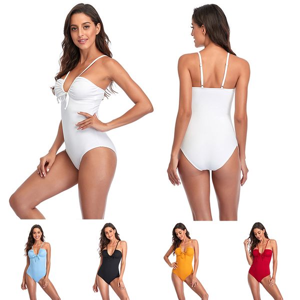 2021 pure color high waist swim wear one-piece bikini european and american tight-fitting backless halter neck v-neck women swimsuit
2021 pure color high waist swim wear one-piece bikini european and american tight-fitting backless halter neck v-neck women swimsuit