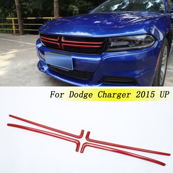 red car front mesh grille cover dcoration trim 4pcs for dodge charger 2015 up car exterior accessories
red car front mesh grille cover dcoration trim 4pcs for dodge charger 2015 up car exterior accessories