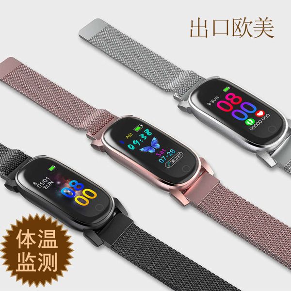 smart bracelet temperature early warning sleep monitoring blood prsure alarm clock vibration reminder heart rate waterproof huawei vivo
smart bracelet temperature early warning sleep monitoring blood prsure alarm clock vibration reminder heart rate waterproof huawei vivo