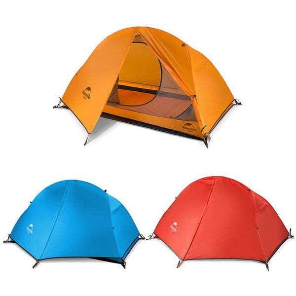 Ultralight Single Person Camping Tent Silicone Coating Double Layer Waterproof Outdoor Hiking Tent For Outdoor Camping Equipment