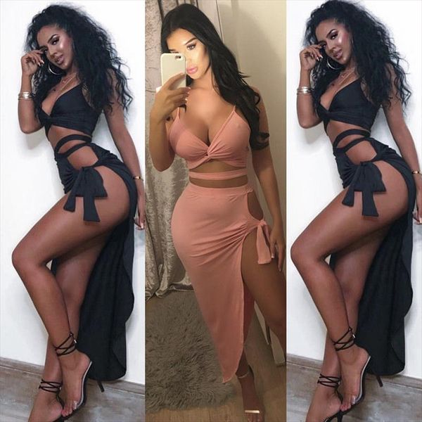 hirigin women bodycon two piece cut out crop long skirts set party night dress, Gray
hirigin women bodycon two piece cut out crop long skirts set party night dress, Gray