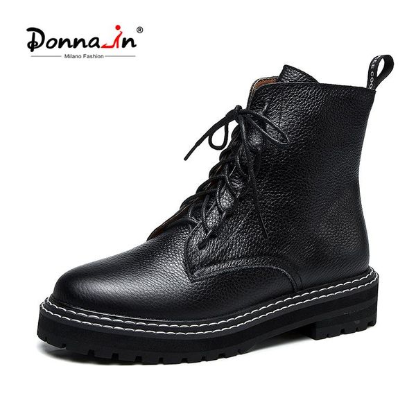 donna-in genuine leather women autumn black boots women lace-up platform ankle boots thick bottom ladies shoes
donna-in genuine leather women autumn black boots women lace-up platform ankle boots thick bottom ladies shoes