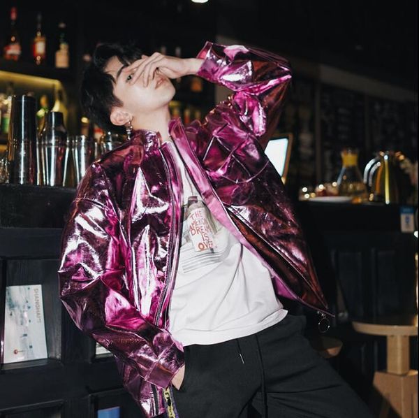 hipster fashions glossy laser loose harajuku bf boyfriend street wear cool bomber jackets silver fuchsia, Black
hipster fashions glossy laser loose harajuku bf boyfriend street wear cool bomber jackets silver fuchsia, Black