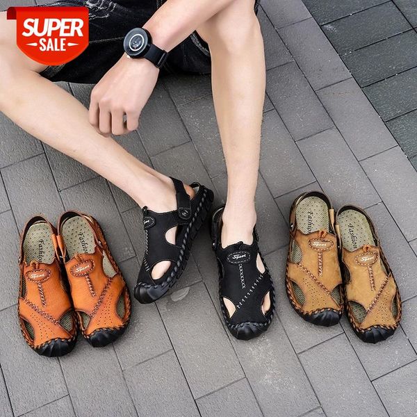 genuine leather men's sandals summer soft shoes beach men's sandals slippers bohemia size 38-46 #wp9d
genuine leather men's sandals summer soft shoes beach men's sandals slippers bohemia size 38-46 #wp9d