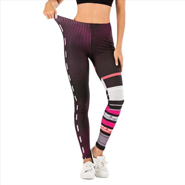 women fashion legging dots stitching printing fitness leggins slim legins high waist leggings woman pants, Black
women fashion legging dots stitching printing fitness leggins slim legins high waist leggings woman pants, Black