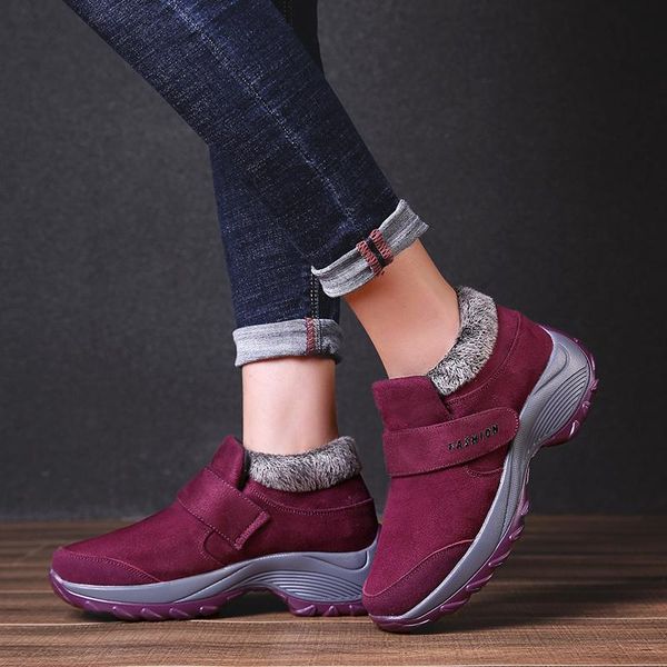 boots women shoes 2021 winter warm snow ankle female platform sneakers ladies chunky wedges walking plus size 35-42, Black
boots women shoes 2021 winter warm snow ankle female platform sneakers ladies chunky wedges walking plus size 35-42, Black