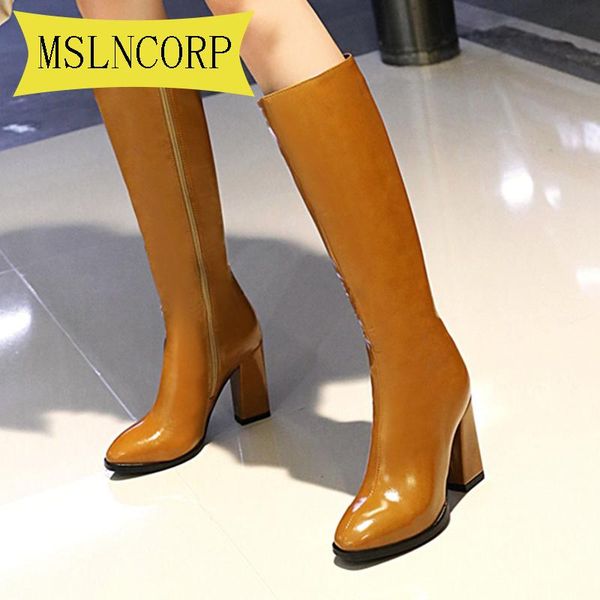 boots big size 34-48 designer faux leather women knee high round toe long chunky block heel black apricot
boots big size 34-48 designer faux leather women knee high round toe long chunky block heel black apricot