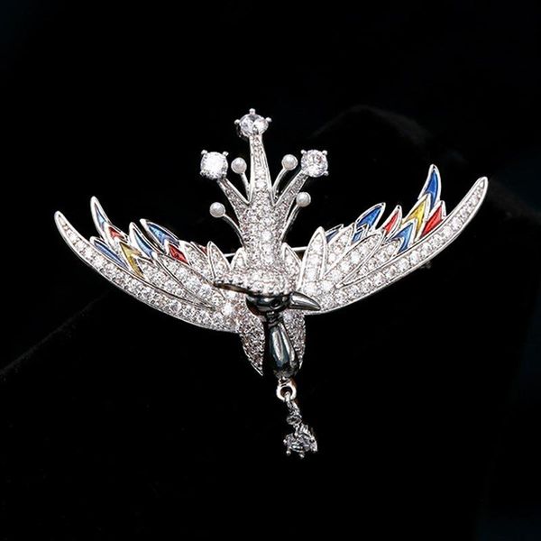sparkling cubic zirconia bird brooch for women fashion luxury brooches on clothes winter jewelry, Gray
sparkling cubic zirconia bird brooch for women fashion luxury brooches on clothes winter jewelry, Gray
