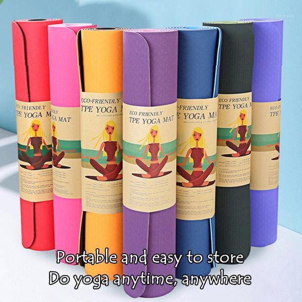 yoga mats mat 183*61*0.6cm tpe with position line sport carpet environmental fitness gymnastics antiskid bag set for beginner1
yoga mats mat 183*61*0.6cm tpe with position line sport carpet environmental fitness gymnastics antiskid bag set for beginner1
