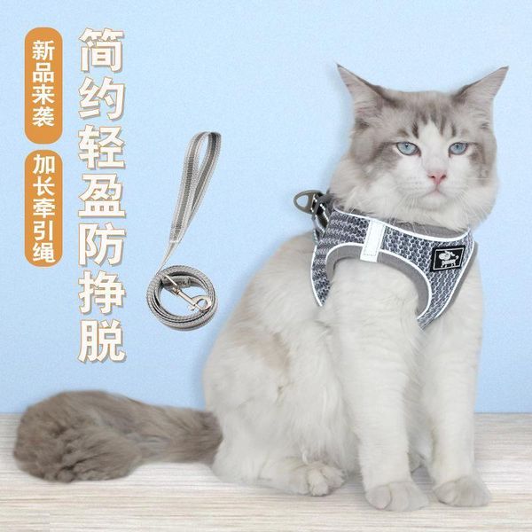 cats traction rope breathable comfortable walking rope special traction pet cats chest straps1
cats traction rope breathable comfortable walking rope special traction pet cats chest straps1