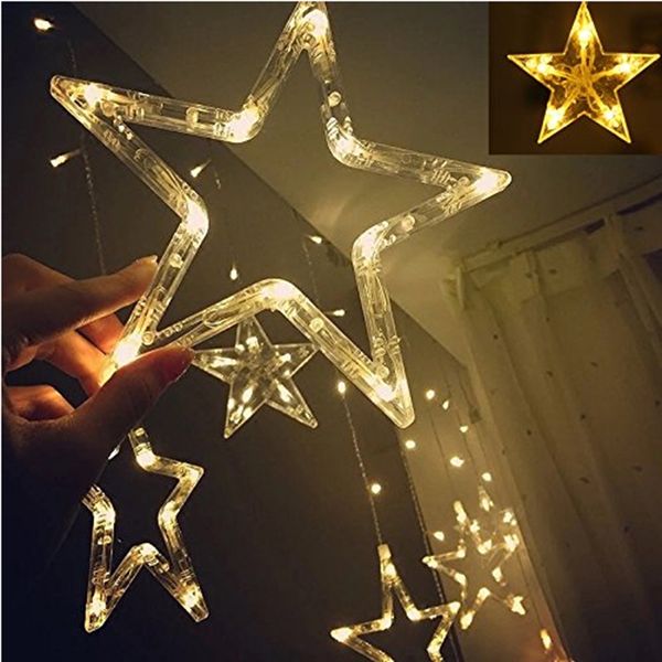 christmas lights 2.5m 138led ac 220v romantic fairy star curtain string lighting for holiday wedding garland party decoration
christmas lights 2.5m 138led ac 220v romantic fairy star curtain string lighting for holiday wedding garland party decoration