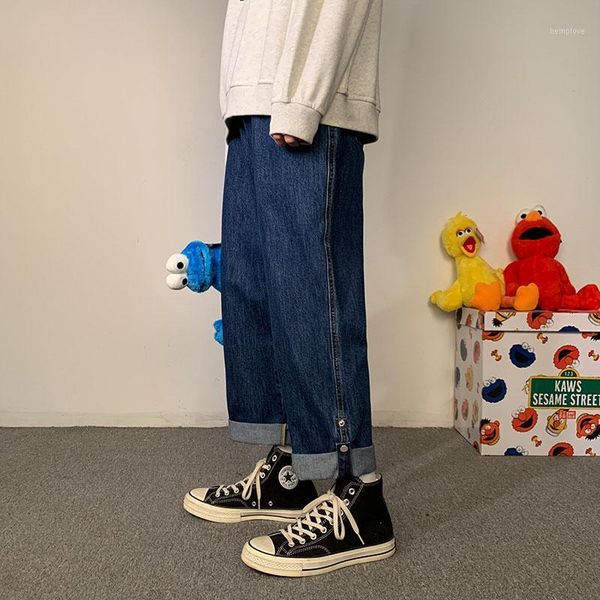 vintage loose jeans men's casual straight streetwear fashion male trousers 2020 autumn winter hiphop denim pants1, Blue
vintage loose jeans men's casual straight streetwear fashion male trousers 2020 autumn winter hiphop denim pants1, Blue