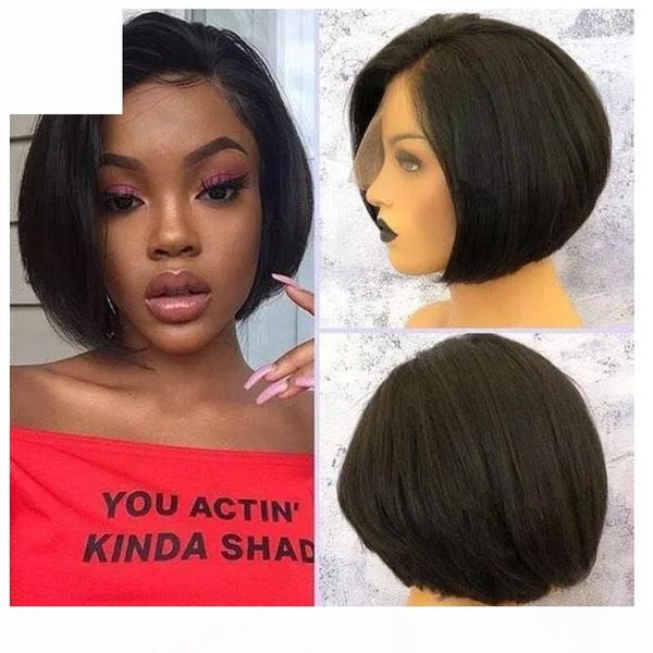 magic love short bob human hair lace front wigs preplucked 200% pixie cut remy hair wigs with baby for women, Black;brown
magic love short bob human hair lace front wigs preplucked 200% pixie cut remy hair wigs with baby for women, Black;brown