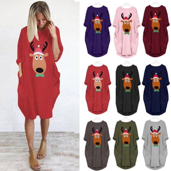 casual dresses merry christmas dress women sika deer print pocket daily plus size party autumn femme robe harajuku clothes 2021, Black;gray
casual dresses merry christmas dress women sika deer print pocket daily plus size party autumn femme robe harajuku clothes 2021, Black;gray