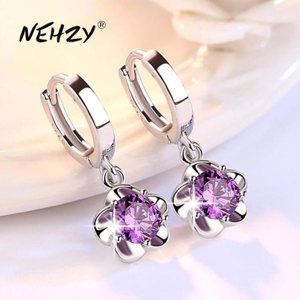 hoop & huggie nehzy 925 sterling silver earrings jewelry retro simple pattern purple white zircon 1, Golden;silver
hoop & huggie nehzy 925 sterling silver earrings jewelry retro simple pattern purple white zircon 1, Golden;silver