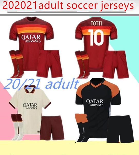 2020 2021 as soccer jerseys rome kit totti de rossi 20/21 roma home away dzeko roma football soccer jerseys set with socks, Black;yellow
2020 2021 as soccer jerseys rome kit totti de rossi 20/21 roma home away dzeko roma football soccer jerseys set with socks, Black;yellow