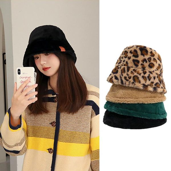 wide brim hats winter leopard artificial leather bucket hat women plush faux printed solid color fisherman keep warm panama cap, Blue;gray
wide brim hats winter leopard artificial leather bucket hat women plush faux printed solid color fisherman keep warm panama cap, Blue;gray