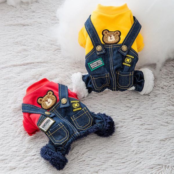 winter small and medium-sized dogs clothes warm cotton padded four-legged red yellow color costume for cat cute overalls for dog
winter small and medium-sized dogs clothes warm cotton padded four-legged red yellow color costume for cat cute overalls for dog