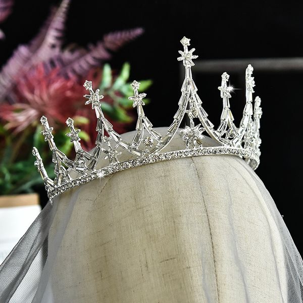 bridal headdress crown 2020 new dress white yarn accessories crown hair
bridal headdress crown 2020 new dress white yarn accessories crown hair
