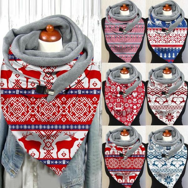 women winter warm large scarf christmas elk snowflake blanket shawl with clip m2ea, Blue;gray
women winter warm large scarf christmas elk snowflake blanket shawl with clip m2ea, Blue;gray