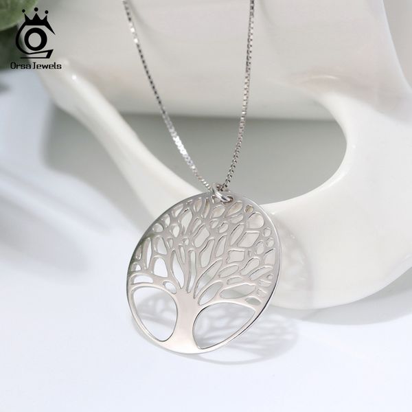 orsa jewels real 925 sterling silver women necklaces perfect polished exquisite tree of life pendant fashion female jewelry sn90
orsa jewels real 925 sterling silver women necklaces perfect polished exquisite tree of life pendant fashion female jewelry sn90