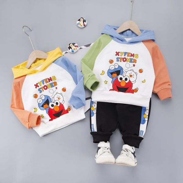 fashion cartoon newborn clothes kids clothes baby boys hooded t shirt + pants baby boy set 2pcs, White
fashion cartoon newborn clothes kids clothes baby boys hooded t shirt + pants baby boy set 2pcs, White