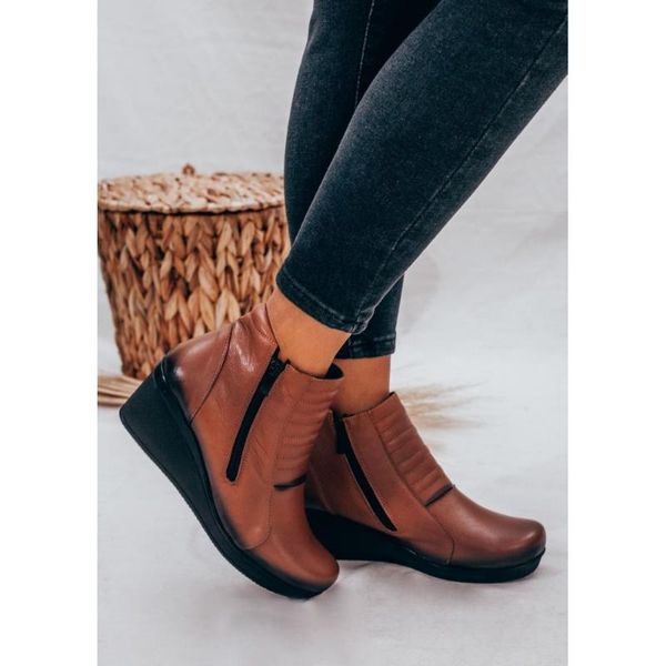 boots tan color genuine leather season 2021 fashion winter autmn dual zipper standard mold casual comfortable women shoes, Black
boots tan color genuine leather season 2021 fashion winter autmn dual zipper standard mold casual comfortable women shoes, Black