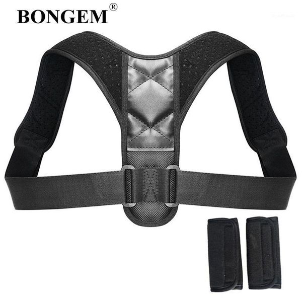 braces supports belt adjustable back posture corrector clavicle spine back shoulder lumbar brace support belt posture correction1, Black;blue
braces supports belt adjustable back posture corrector clavicle spine back shoulder lumbar brace support belt posture correction1, Black;blue