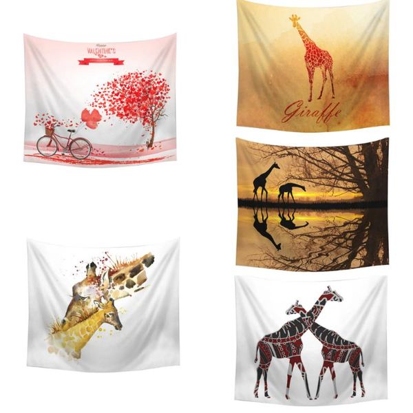 giraffe series print tapestry art wall hanging blanket beach towel background cloth yoga mat rug home bedroom decor
giraffe series print tapestry art wall hanging blanket beach towel background cloth yoga mat rug home bedroom decor
