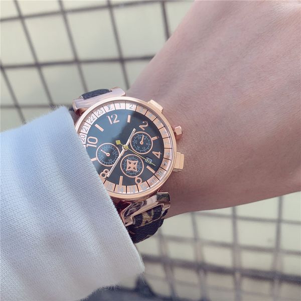 brand watch famous fashion new mens womens quartz watches 38mm dress clock leather relogio gift with box, Slivery;brown
brand watch famous fashion new mens womens quartz watches 38mm dress clock leather relogio gift with box, Slivery;brown