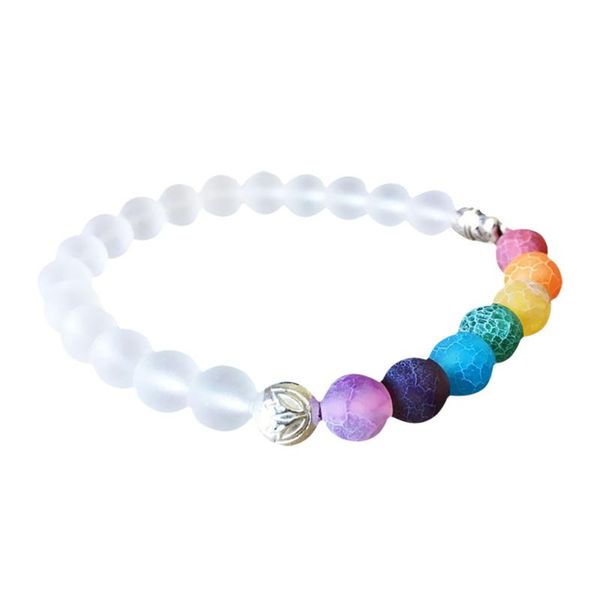 7 chakra healing balance beads bracelet yoga life energy handmade bracelet for lovers jewelry, Black
7 chakra healing balance beads bracelet yoga life energy handmade bracelet for lovers jewelry, Black