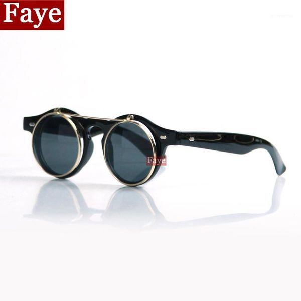 wholesale-2016 new fashion vintage round steampunk sun glasses male women double layer flip circle glasses steam punk sunglasses oculos1, White;black
wholesale-2016 new fashion vintage round steampunk sun glasses male women double layer flip circle glasses steam punk sunglasses oculos1, White;black