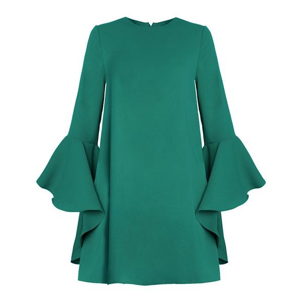 casual dresses custom made fashion flash brief flare sleeves loose mini elegant women dress solid color plus size spring summer autumn vesti, Black;gray
casual dresses custom made fashion flash brief flare sleeves loose mini elegant women dress solid color plus size spring summer autumn vesti, Black;gray