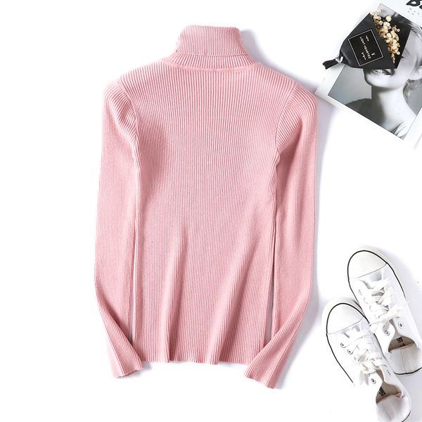 2021 new pink christmas cotton keep warm sweater with turtleneck solid striped for women's clothes yseh, White;black
2021 new pink christmas cotton keep warm sweater with turtleneck solid striped for women's clothes yseh, White;black