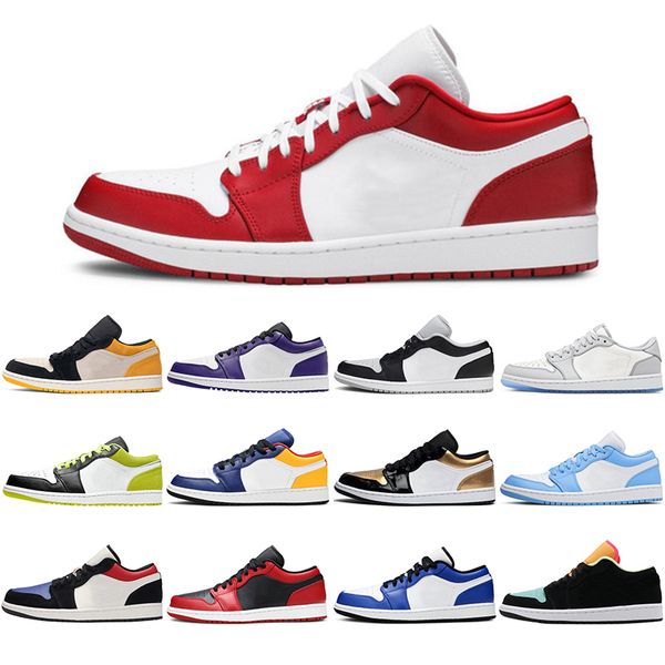 new jumpman low 1 1s basketball shoes for women men gym red black toe lightbulb mens trainers sports womens sneakers fashion runners 36-45, White;red
new jumpman low 1 1s basketball shoes for women men gym red black toe lightbulb mens trainers sports womens sneakers fashion runners 36-45, White;red