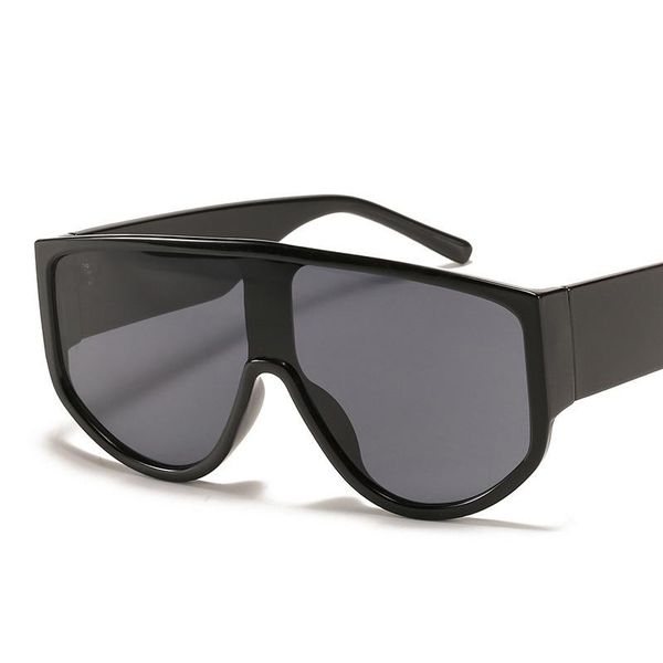 New trend big frame one-piece sunglasses female personality hip hop simple glasses men fashion street shooting UV400 sunglasses, White;black
New trend big frame one-piece sunglasses female personality hip hop simple glasses men fashion street shooting UV400 sunglasses, White;black