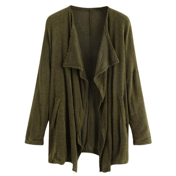 women's jackets ladies pocket irregular jacket arrival solid knit long sleeve cardigan sweaters outerwear with coat, Black;brown
women's jackets ladies pocket irregular jacket arrival solid knit long sleeve cardigan sweaters outerwear with coat, Black;brown
