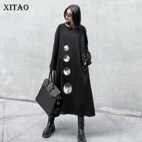 xitao split pleated dress fashion new women pullover goddess fan 2021 winter goddess fan casual style black dress dzl2371, Black;gray
xitao split pleated dress fashion new women pullover goddess fan 2021 winter goddess fan casual style black dress dzl2371, Black;gray