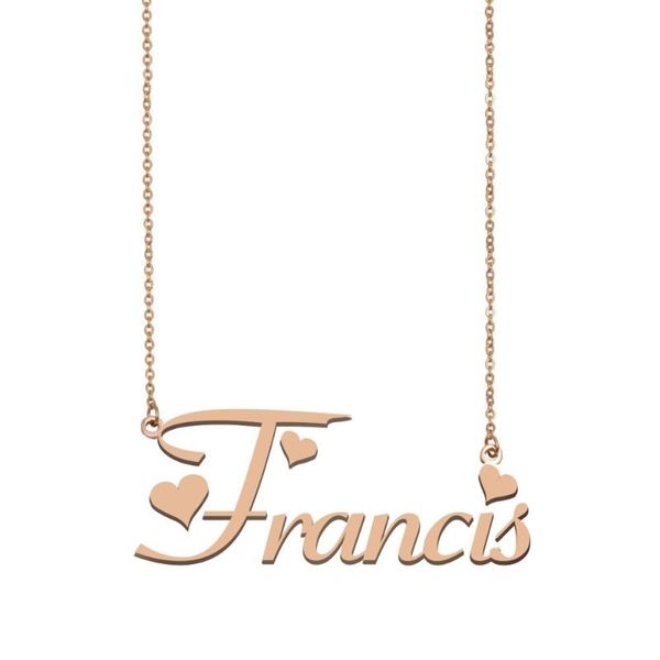 pendant necklaces francis name necklace , custom for women girls friends birthday wedding christmas mother days gift, Silver
pendant necklaces francis name necklace , custom for women girls friends birthday wedding christmas mother days gift, Silver