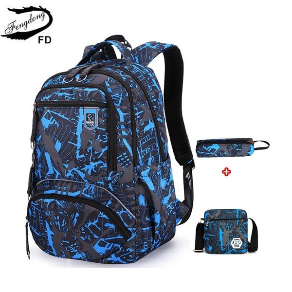 fengdong 3pcs student bag set high school bags for boys bagpack kids large waterproof backpack boy shoulder bag pen pencil case t200709
fengdong 3pcs student bag set high school bags for boys bagpack kids large waterproof backpack boy shoulder bag pen pencil case t200709