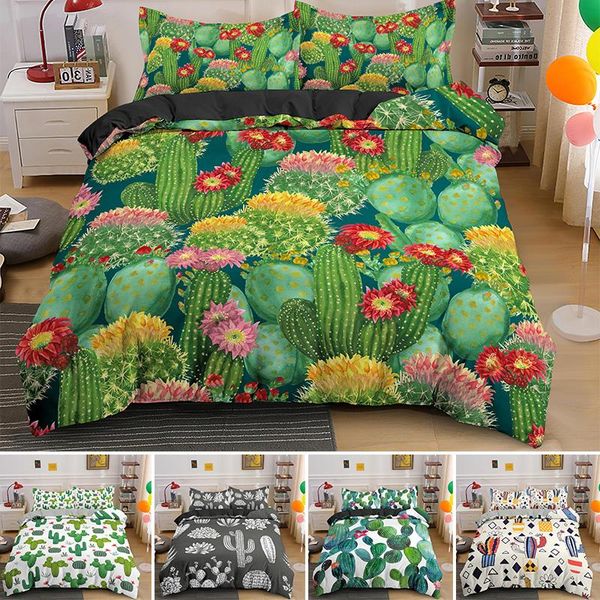 customize cactus plants duvet cover with pillowcase 2/3pcs green cartoon single double king bedding sets bedclothes
customize cactus plants duvet cover with pillowcase 2/3pcs green cartoon single double king bedding sets bedclothes