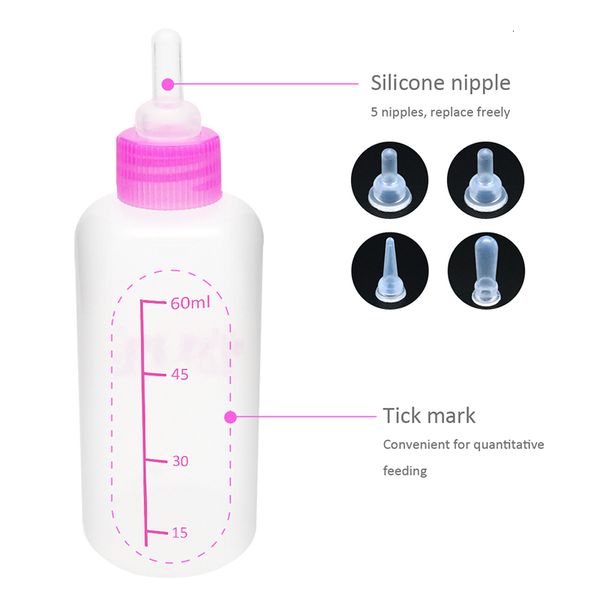 puppy dog kitten feeding 60ml bottle pet cat bady nursing water milk animal baby feeder with cleaning brush random color
puppy dog kitten feeding 60ml bottle pet cat bady nursing water milk animal baby feeder with cleaning brush random color