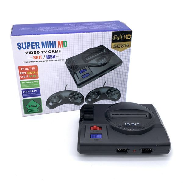 md sg816 super retro mini tv video game console for sega mega drive md 16bit 8bit 600 plus classic retro built-in games with 2 gamepads
md sg816 super retro mini tv video game console for sega mega drive md 16bit 8bit 600 plus classic retro built-in games with 2 gamepads