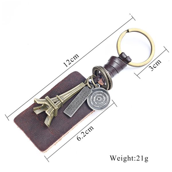 leather eiffel tower key chain fashionable, Silver
leather eiffel tower key chain fashionable, Silver