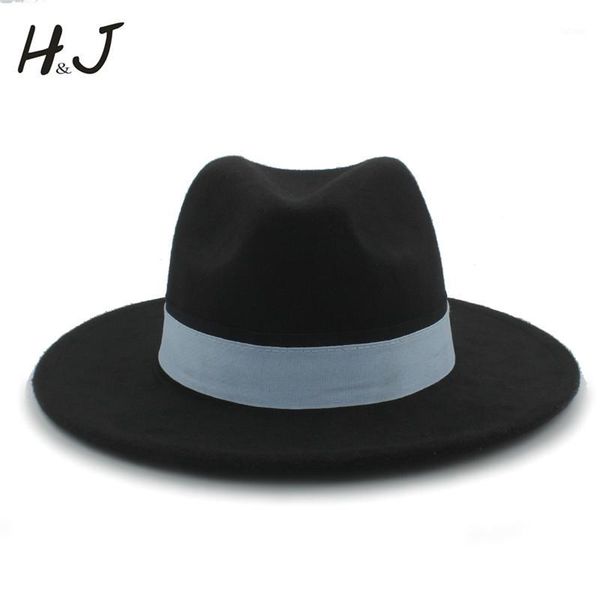 wool women men fedora hat for elegant lady gentleman winter wide brim jazz godfather sombrero caps 56-58cm1, Blue;gray
wool women men fedora hat for elegant lady gentleman winter wide brim jazz godfather sombrero caps 56-58cm1, Blue;gray