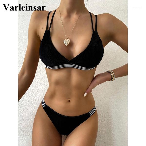 2020 new black corduroy bikini female swimsuit women swimwear two-pieces bikini set bather brazilian bathing suit swim v23161, White;black
2020 new black corduroy bikini female swimsuit women swimwear two-pieces bikini set bather brazilian bathing suit swim v23161, White;black