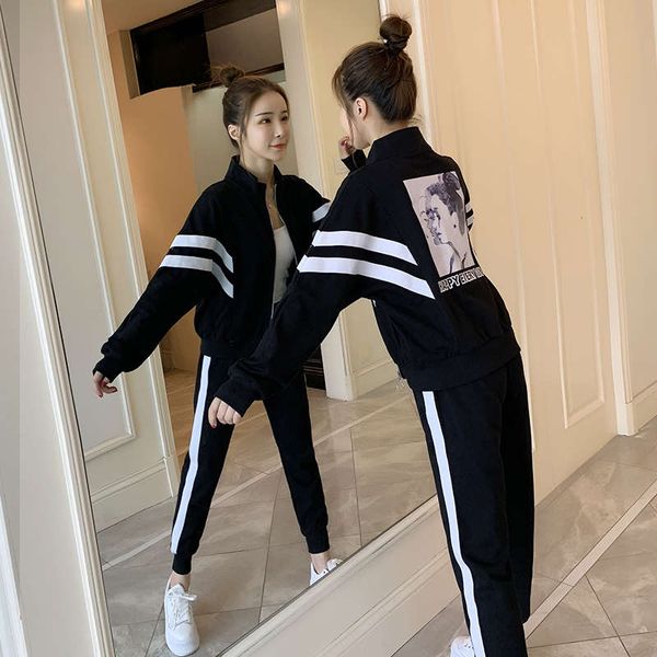 spring and autumn leisure sportswear suit for women fall / winter 2020 new fashion plush thickened sweater, Gray
spring and autumn leisure sportswear suit for women fall / winter 2020 new fashion plush thickened sweater, Gray